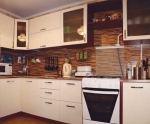 Кухня со стеновой панелью